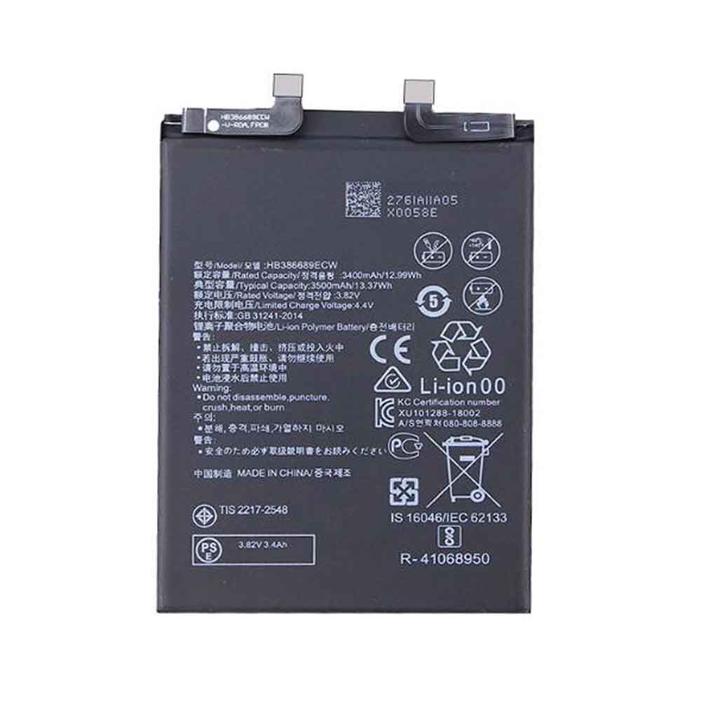 Batería para Matebook-E-PAK-AL09/huawei-HB386689ECW